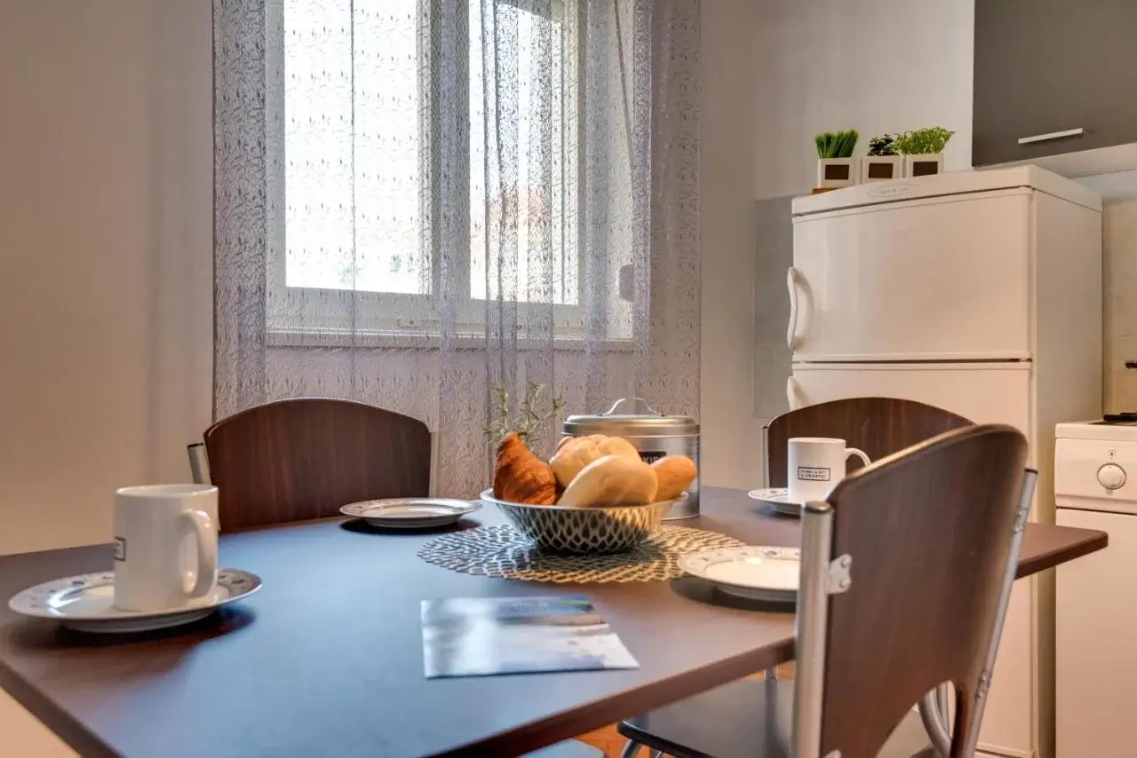 fresh bread on the table